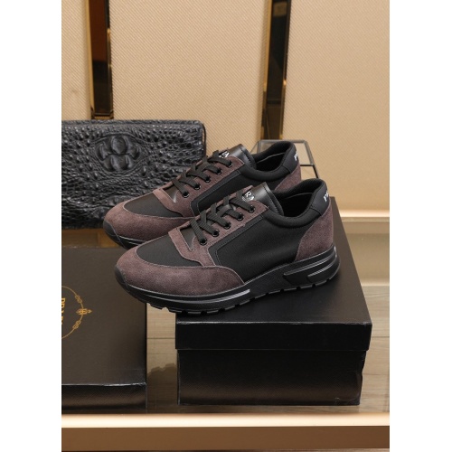 Replica Prada Casual Shoes For Men #858202 $92.00 USD for Wholesale