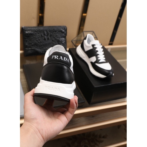 Replica Prada Casual Shoes For Men #858203 $92.00 USD for Wholesale
