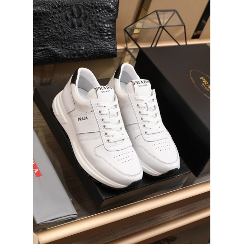 Replica Prada Casual Shoes For Men #858210 $92.00 USD for Wholesale
