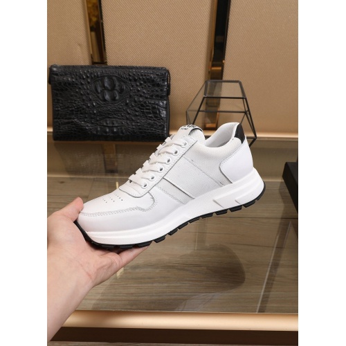 Replica Prada Casual Shoes For Men #858210 $92.00 USD for Wholesale