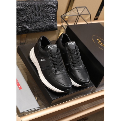 Replica Prada Casual Shoes For Men #858211 $92.00 USD for Wholesale
