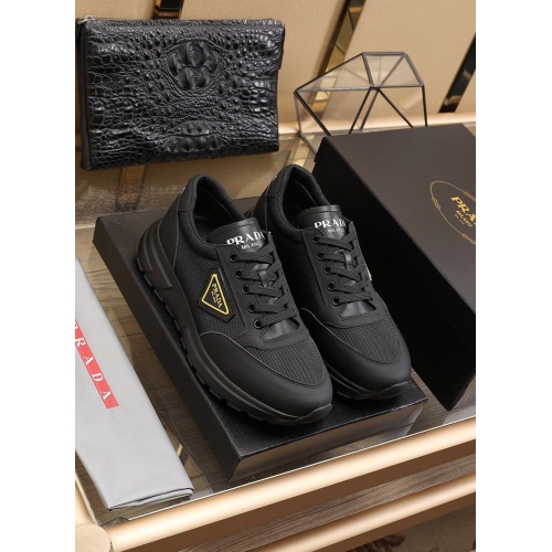 Replica Prada Casual Shoes For Men #858213 $92.00 USD for Wholesale