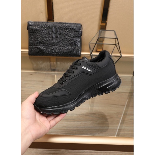 Replica Prada Casual Shoes For Men #858216 $92.00 USD for Wholesale