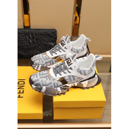 Replica Fendi Casual Shoes For Men #858227 $88.00 USD for Wholesale
