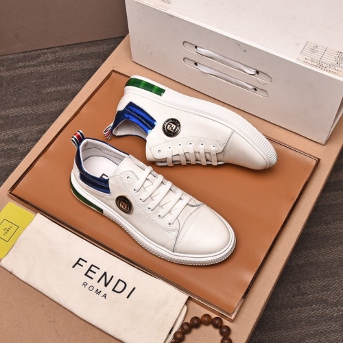 Replica Fendi Casual Shoes For Men #858365 $80.00 USD for Wholesale
