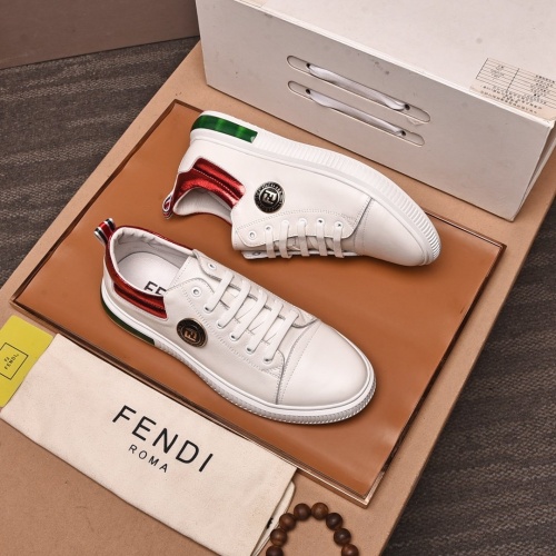 Replica Fendi Casual Shoes For Men #858366 $80.00 USD for Wholesale