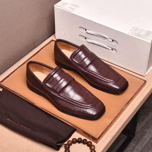Bottega Veneta BV Leather Shoes For Men #858375