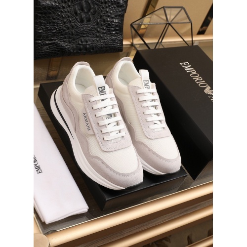 Armani Casual Shoes For Men #858411 $88.00 USD, Wholesale Replica Armani Casual Shoes