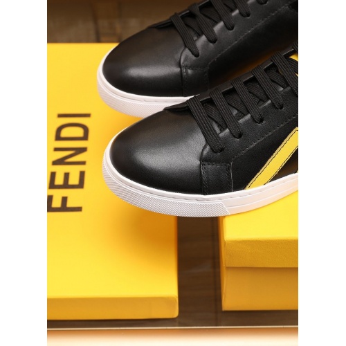 Replica Fendi Casual Shoes For Men #858414 $88.00 USD for Wholesale