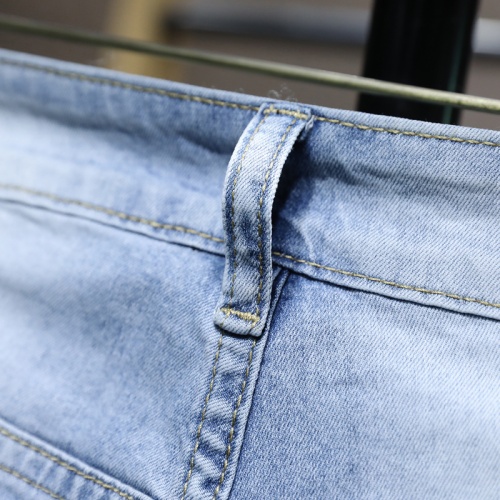 Replica Philipp Plein PP Jeans For Men #858434 $48.00 USD for Wholesale
