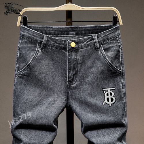 Replica Burberry Jeans For Men #858463 $40.00 USD for Wholesale