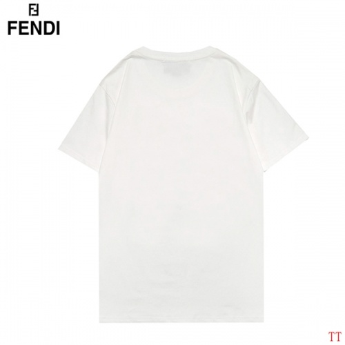 Replica Fendi T-Shirts Short Sleeved For Men #858519 $27.00 USD for Wholesale