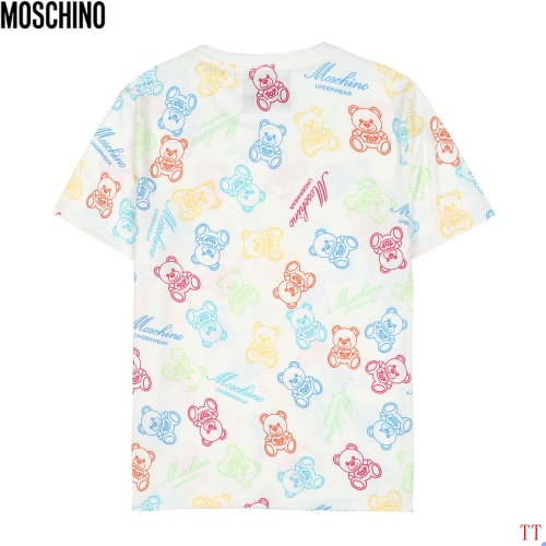 Replica Moschino T-Shirts Short Sleeved For Men #858566 $29.00 USD for Wholesale