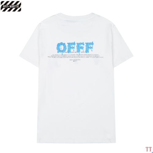 Replica Off-White T-Shirts Short Sleeved For Men #858571 $27.00 USD for Wholesale