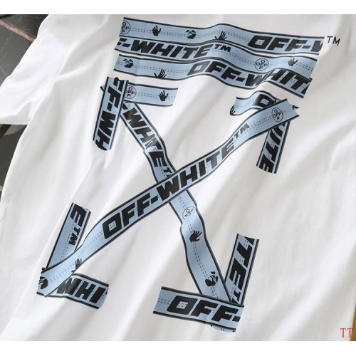 Replica Off-White T-Shirts Short Sleeved For Men #858585 $29.00 USD for Wholesale