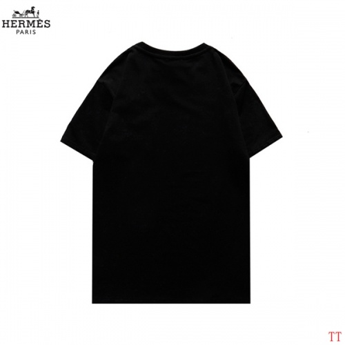 Replica Hermes T-Shirts Short Sleeved For Men #858616 $29.00 USD for Wholesale
