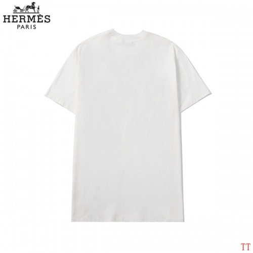 Replica Hermes T-Shirts Short Sleeved For Men #858620 $29.00 USD for Wholesale