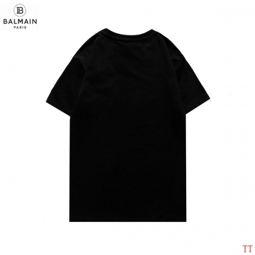 Replica Balmain T-Shirts Short Sleeved For Men #858628 $27.00 USD for Wholesale