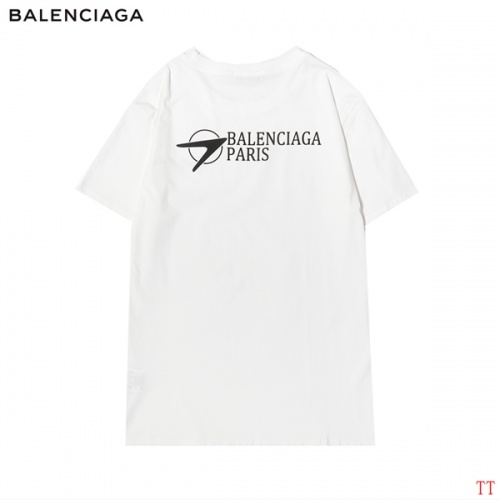 Replica Balenciaga T-Shirts Short Sleeved For Men #858632 $27.00 USD for Wholesale
