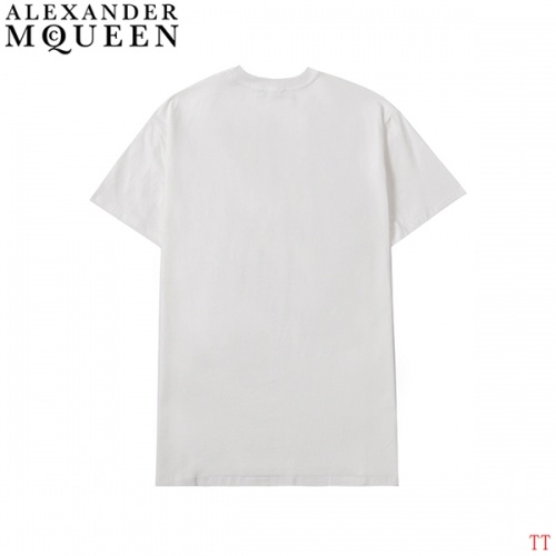 Replica Alexander McQueen T-shirts Short Sleeved For Men #858638 $27.00 USD for Wholesale
