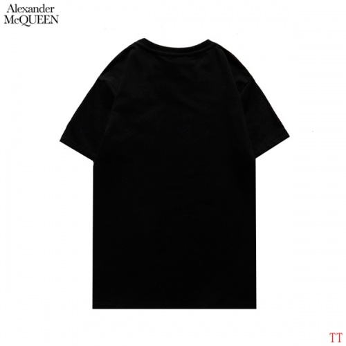 Replica Alexander McQueen T-shirts Short Sleeved For Men #858640 $27.00 USD for Wholesale