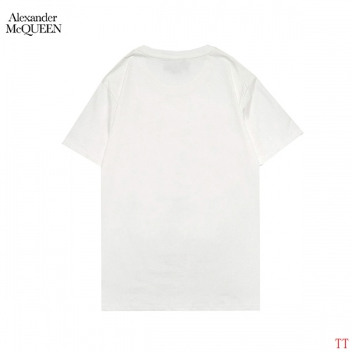 Replica Alexander McQueen T-shirts Short Sleeved For Men #858641 $27.00 USD for Wholesale
