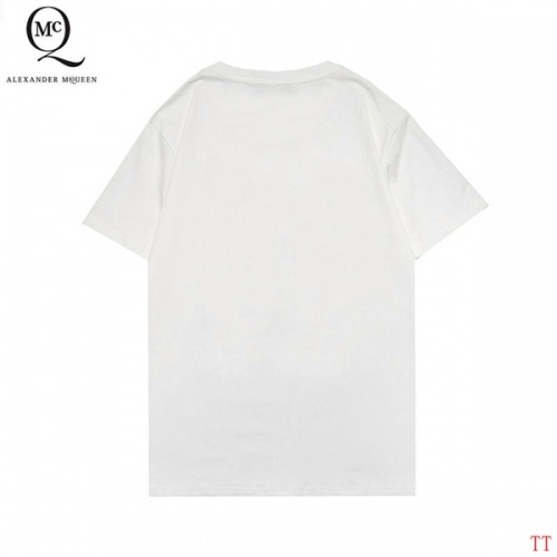 Replica Alexander McQueen T-shirts Short Sleeved For Men #858646 $27.00 USD for Wholesale