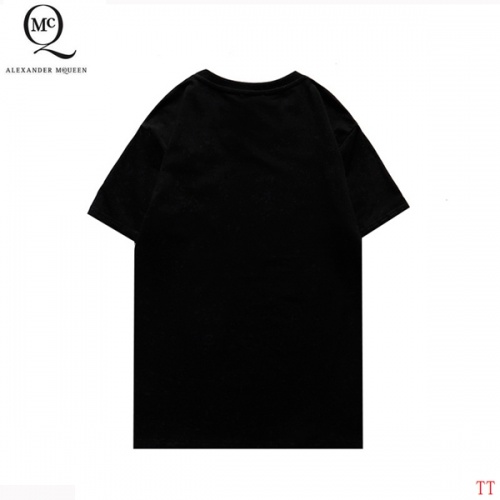 Replica Alexander McQueen T-shirts Short Sleeved For Men #858647 $27.00 USD for Wholesale