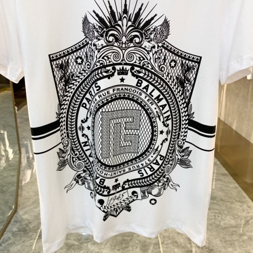 Replica Balmain T-Shirts Short Sleeved For Men #858655 $41.00 USD for Wholesale