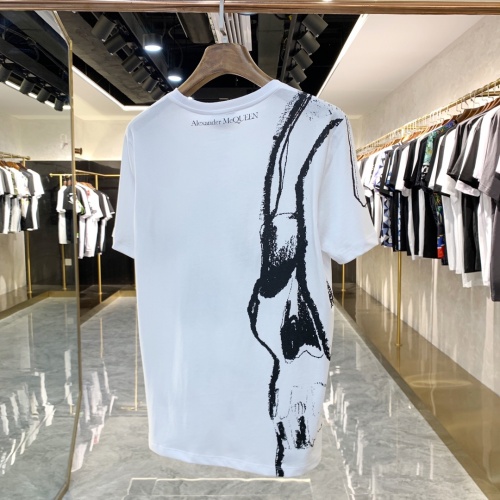 Replica Alexander McQueen T-shirts Short Sleeved For Men #858659 $41.00 USD for Wholesale
