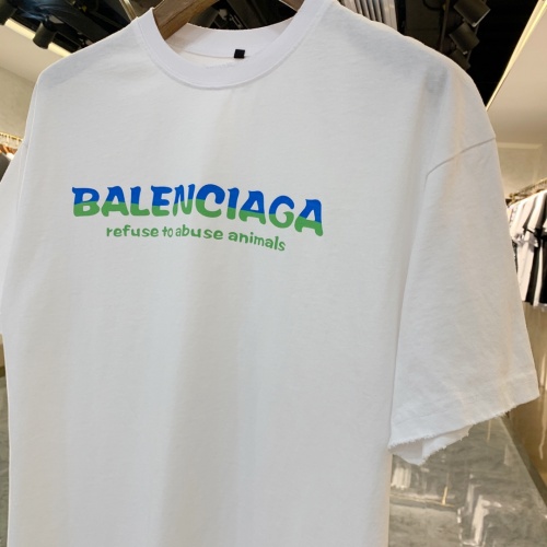 Replica Balenciaga T-Shirts Short Sleeved For Men #858665 $41.00 USD for Wholesale