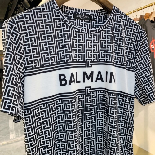 Replica Balmain T-Shirts Short Sleeved For Men #858668 $41.00 USD for Wholesale