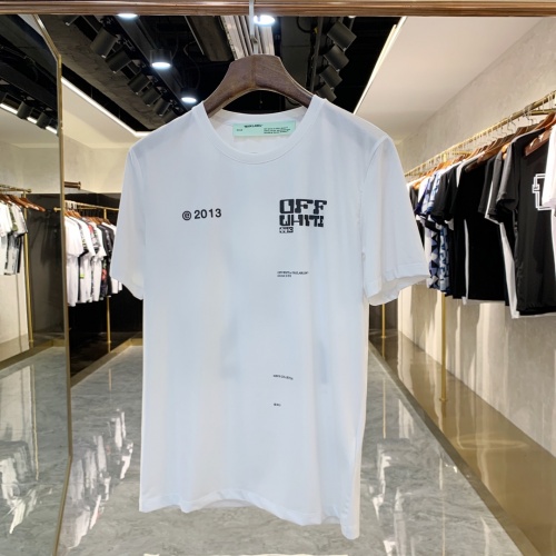 Off-White T-Shirts Short Sleeved For Men #858672 $41.00 USD, Wholesale Replica Off-White T-Shirts