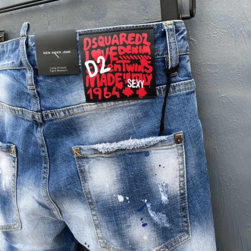 Replica Dsquared Jeans For Men #858688 $65.00 USD for Wholesale