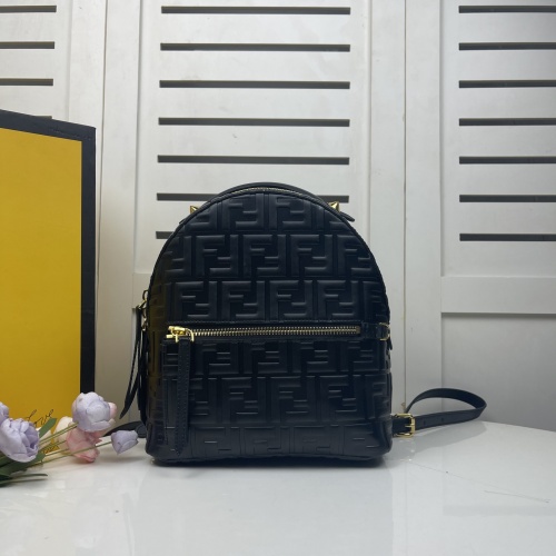 Fendi AAA Quality Backpacks For Women #858695 $140.00 USD, Wholesale Replica Fendi AAA Quality Backpacks