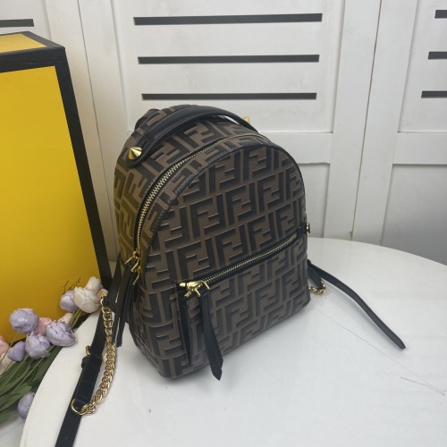 Replica Fendi AAA Quality Backpacks For Women #858696 $140.00 USD for Wholesale
