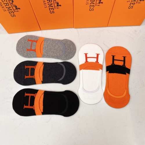 Replica Hermes Socks #858786 $25.00 USD for Wholesale