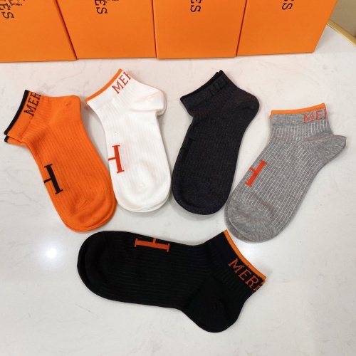 Replica Hermes Socks #858787 $25.00 USD for Wholesale