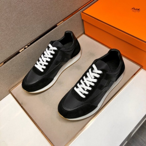 Replica Hermes Casual Shoes For Men #858851 $122.00 USD for Wholesale