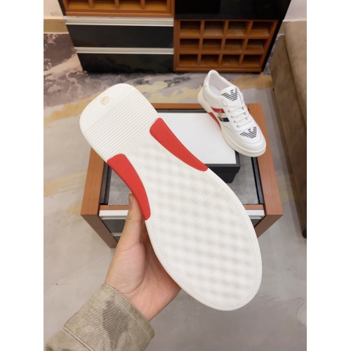 Replica Armani Casual Shoes For Men #858862 $76.00 USD for Wholesale