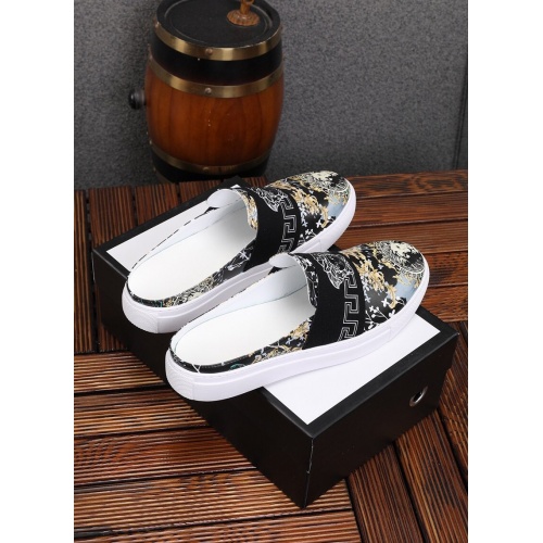 Replica Versace Slippers For Men #858982 $72.00 USD for Wholesale