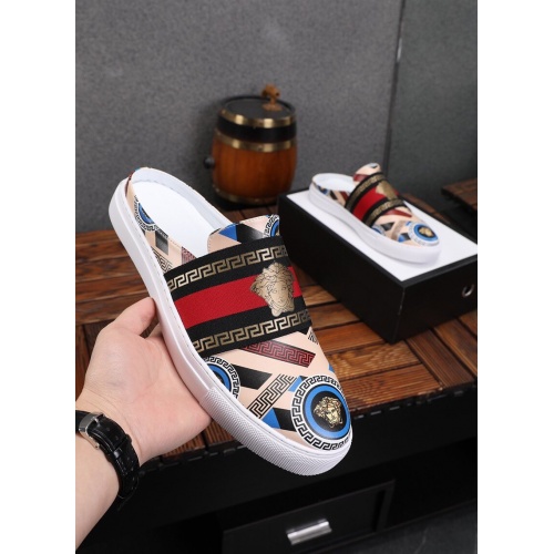 Replica Versace Slippers For Men #858984 $72.00 USD for Wholesale