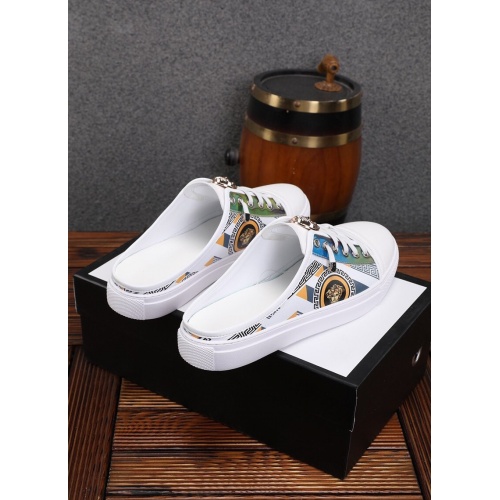 Replica Versace Slippers For Men #858987 $76.00 USD for Wholesale