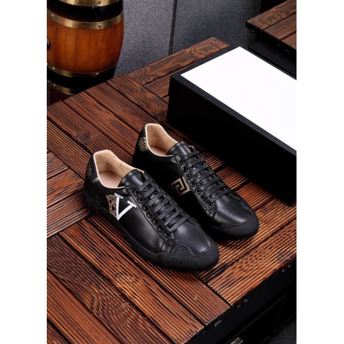 Replica Versace Casual Shoes For Men #859014 $80.00 USD for Wholesale