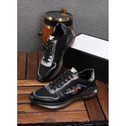 Armani Casual Shoes For Men #859047 $85.00 USD, Wholesale Replica Armani Casual Shoes