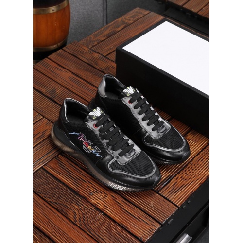 Replica Armani Casual Shoes For Men #859047 $85.00 USD for Wholesale