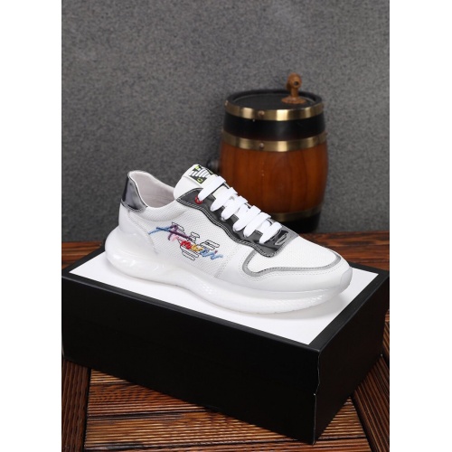 Replica Armani Casual Shoes For Men #859048 $85.00 USD for Wholesale