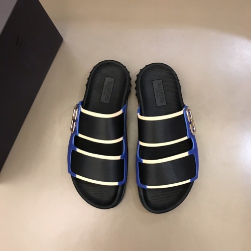 Replica Valentino Slippers For Men #859055 $68.00 USD for Wholesale