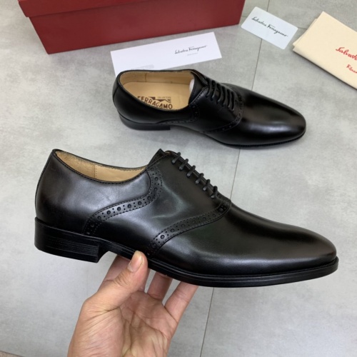 Ferragamo Leather Shoes For Men #859323 $88.00 USD, Wholesale Replica Salvatore Ferragamo Leather Shoes