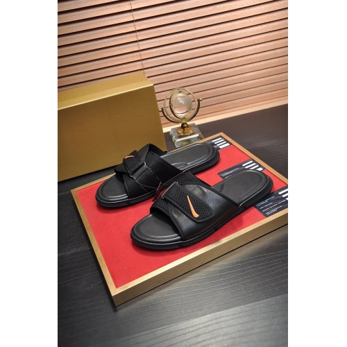 Replica Fendi Slippers For Men #859543 $52.00 USD for Wholesale